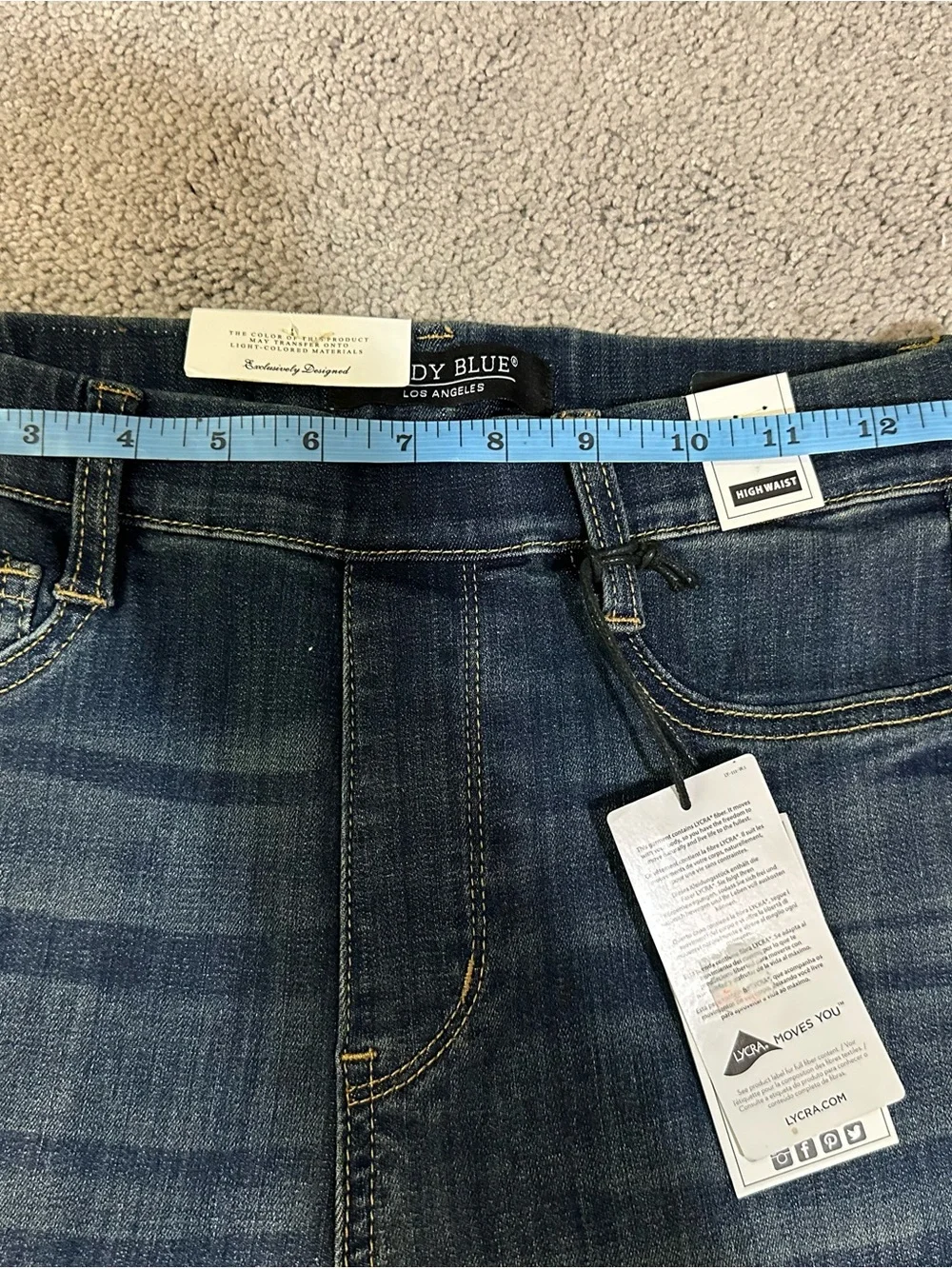 Judy Blue Dark Wash slim boot high waist Bootcut Jeans NWT size 3 26